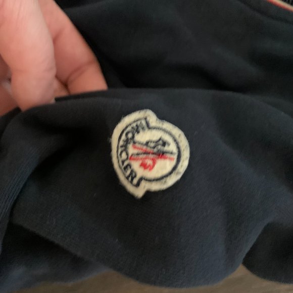 Moncler Blue Mens Hoodie - Picture 5 of 7